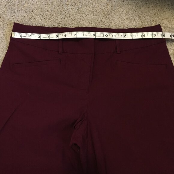 Oxblood Red Trouser Dress Pants Size 18P - Picture 12 of 16